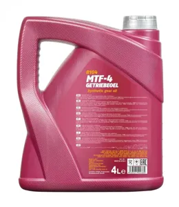 MANNOL MN81044 Масло трансмиссионное 8104 MTF-4 GETRIEBEOEL 75W80 4л. 75W80