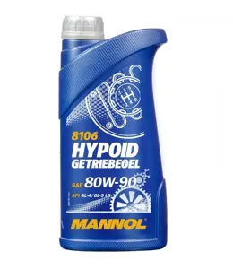 MANNOL MN81061 Масло трансмиссионное 8106 HYPOID GETRIEBEOEL 80W90 1л 80W90