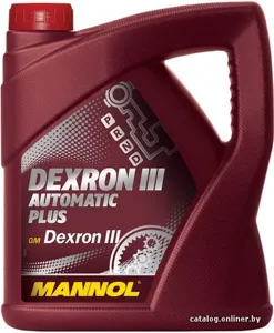 MANNOL MN82064 Масло трансмиссионное 8206 Dexron III AUTOMATIC Plus 4л