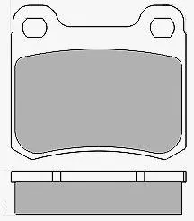 MAPCO 6184 Колодки торм.задние комплект Mercedes 190 (W201) E 1.8 (201.018)
