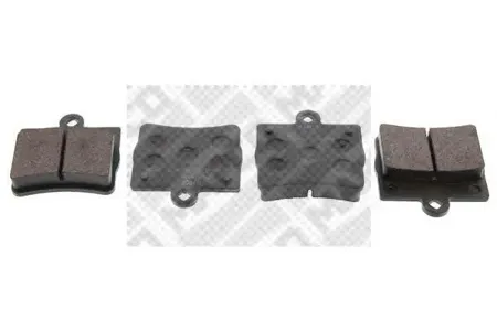 MAPCO 6780 Колодки торм. дисковый тормоз