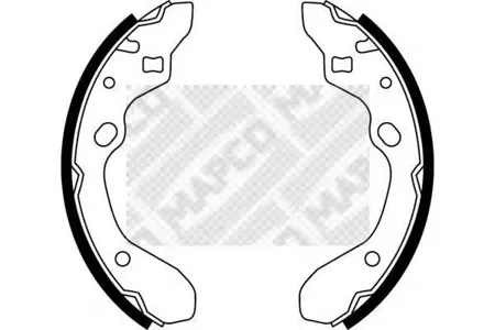 MAPCO 8512 Колодки торм. комплект