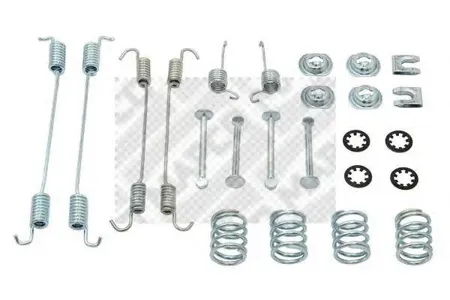 MAPCO 9130 Комплект монтажный задних барабанных тормозных колодок Nissan Almera Largus Renault Duster 11- Sandero 12- Logan II