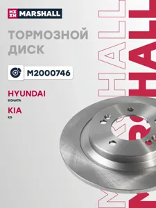 MARSHALL M2000746 Диск торм.задний