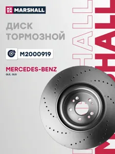 MARSHALL M2000919 Диск торм.перед.вент.