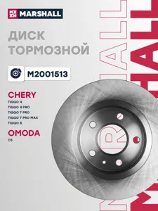 MARSHALL M2001513 Диск тормозной зад Omoda C5 1,5T 21-