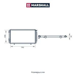 MARSHALL M4991004 Радиатор охлаждения