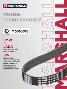 MARSHALL M6310318 Ремень поликлиновой