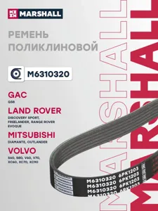 MARSHALL M6310320 Ремень поликлиновой