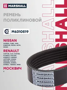 MARSHALL M6310519 Ремень поликлиновой