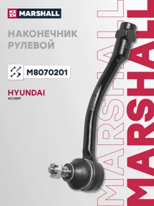MARSHALL M8070201 Наконечник рулевой левый  Hyundai   Solaris  (11-)