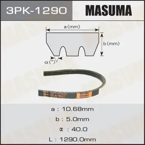 MASUMA 3PK1290 Ремень привода навесного оборудования