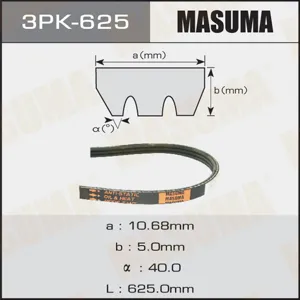 MASUMA 3PK625 Ремень поликлиновой 3PK-625