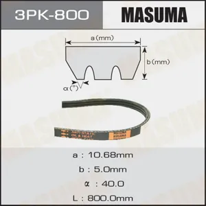 MASUMA 3PK800 Ремень поликлиновой