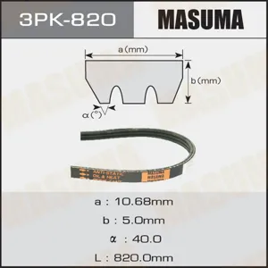 MASUMA 3PK820 Ремень поликлиновой