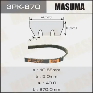 MASUMA 3PK870 Ремень поликлиновой