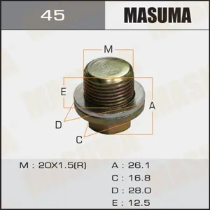 MASUMA 45 Болт (пробка) контроля уровня масла