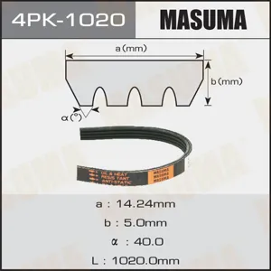 MASUMA 4PK1020 Ремень поликлиновой