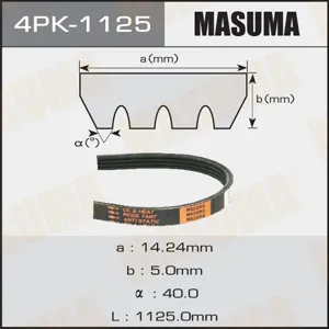 MASUMA 4PK1125 Ремень поликлиновой 4PK-1125