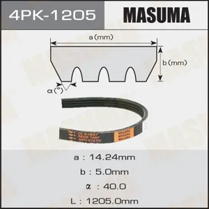MASUMA 4PK1205 Ремень привода навесного оборудования