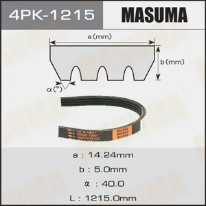 MASUMA 4PK1215 Ремень привода навесного оборудования
