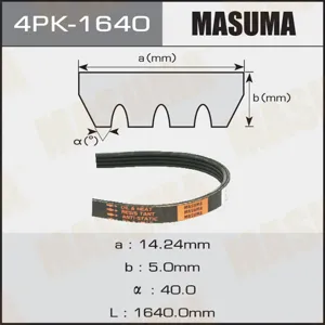 MASUMA 4PK1640 Ремень привода навесного оборудования