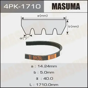 MASUMA 4PK1710 Ремень поликлиновой