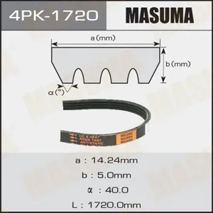 MASUMA 4PK1720 Ремень поликлиновой