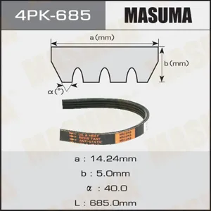 MASUMA 4PK685 Ремень привода навесного оборудования