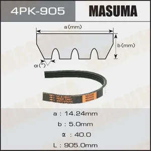 MASUMA 4PK905 Ремень поликлиновой