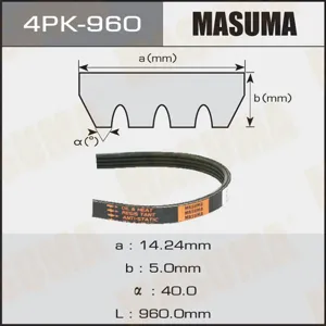 MASUMA 4PK960 Ремень поликлиновой