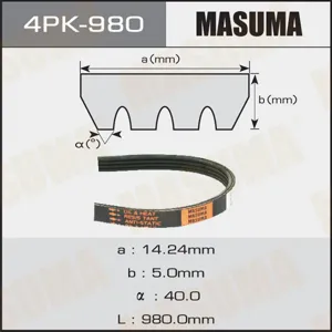 MASUMA 4PK980 Ремень поликлиновой