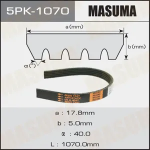 MASUMA 5PK1070 Ремень приводной генератора