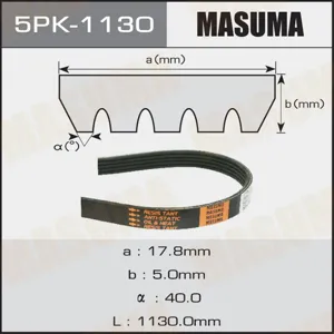 MASUMA 5PK1130 Ремень поликлиновой