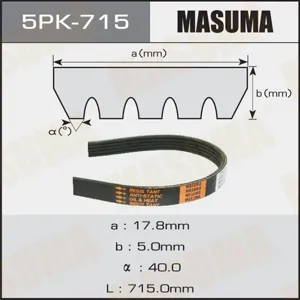 MASUMA 5PK715 Ремень поликлиновой