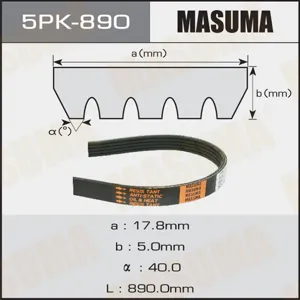 MASUMA 5PK890 Ремень поликлиновой