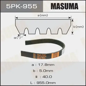 MASUMA 5PK955 Ремень поликлиновой