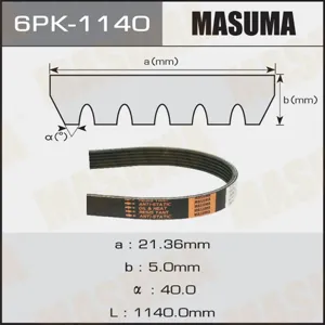 MASUMA 6PK1140 Ремень поликлиновой
