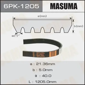 MASUMA 6PK1205 Ремень поликлиновой