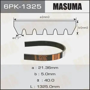 MASUMA 6PK1325 Ремень поликлиновой