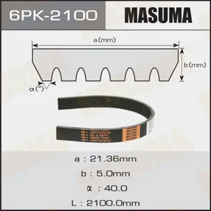 MASUMA 6PK2100 Ремень поликлиновой Honda , Mazda