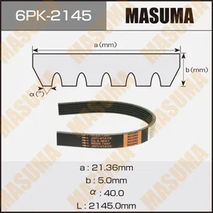 MASUMA 6PK2145 Ремень поликлиновой