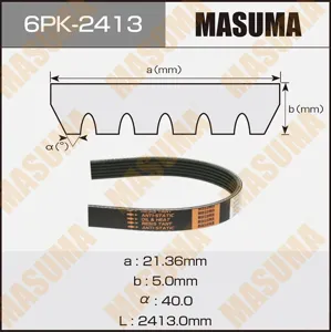 MASUMA 6PK2413 Ремень поликлиновой