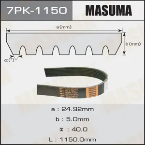 MASUMA 7PK1150 Ремень поликлиновой