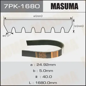 MASUMA 7PK1680 Ремень привода навесного оборудования