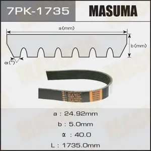 MASUMA 7PK1735 Ремень поликлиновой