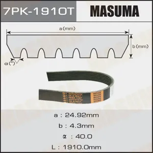 MASUMA 7PK1910T Ремень поликлиновой