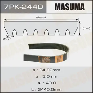 MASUMA 7PK2440 Ремень поликлиновой