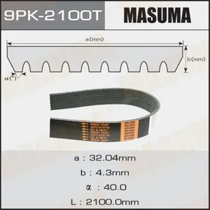 MASUMA 9PK2100T Ремень привода навесного оборудования