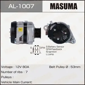 MASUMA AL1007 Генератор